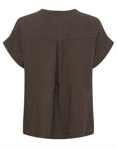 Marta du Chateau - MDCBellissima Bluse - Mocca